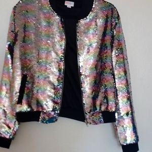 Lularoe Stevie bomber jacket